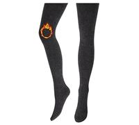 OVISSA Collant Spessi Italiani Da Donna In Microfibra Di Cotone 200 Denari Morbidi E Opachi Collant Da Donna, Leggings Elastici Solidi Con Punta Forte Rinforzata, Collant Neri Taglie S-XL