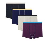 OVLAJ Boxer Uomo 4Pcs 13Xl Oversize Plus Size Maschi Pugile Boxer Boxer Homme Boxer Shorts Mutandine Mutande Biancheria Intima Biancheria Intima-4Mix E,9XL(100-105Kg)