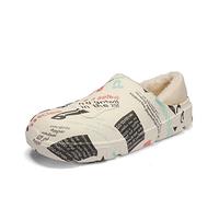 OVLAJ Pantofole Uomo Pantofole in Cotone Caldo Inverno per Uomini Donne Stampato con Pantofole Comode Uomini Non Slittamento Scarpe da Interno Slip-On Uomini-2,37-38