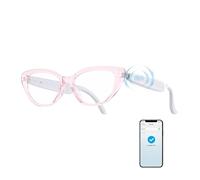 OVLENG Sunshine Occhiali da sole audio con controllo vocale trasparente - Open Ear Bluetooth 5.4 Occhiali sportivi per musica, foto e chiamate con controllo del volume, ideali per attività all'aperto