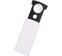 OVLIIYWZY Mini Lente d'Ingrandimento Portatile a LED, 20X 45X Lenti d'Ingrandimento Portatili a Luce UV a Doppia Lente per la Lettura di Libri di Vecchi Uomini Identifica