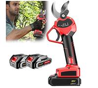 OVLIIYWZY Potatore Elettrico per Rami di Alberi, cesoie elettriche da potatura a Batteria Diametro di Taglio 40 mm, Elettrico Portatile per cespugli Alberi da frutto da g