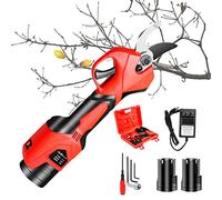 OVLIIYWZY Potatore Elettrico Professionale a Batteria, Diametro di Taglio 28Mm Forbici Elettriche Cesoia da Potatura a Batteria Attrezzi da Giardino Potatore a Batteria B