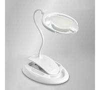 OVLIIYWZY Specchio da Tavolo ingranditore Lente da Lettura a LED Ottica ad Alta Definizione Lente d'Ingrandimento da Tavolo a LED ad Alta Definizione per Riparazione Lent