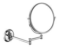 OVLIIYWZY Vari specchietti, Specchio cosmetico da Barba Regolabile a Doppia Superficie Montato a Parete, Specchio cosmetico da Bagno