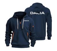 Ovlize Felpa Uomo Sportivo Da.ci-a, sweat Manica Lunga con Coulisse, Felpa con Cappuccio Uomo Inverno, Uomo(Navy,3XL)