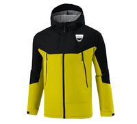 Ovlize Giacca Antivento Da.ci.a, Cappuccio Cerniera a Zip, Utilizzato per giacche leggere in primavera e autunno, Run(Yellow,XL)