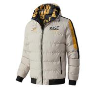 Ovlize Giacca Uomo Invernale Ha. ya-bu.sa, Giaccas riscaldante invernale all'aperto, per mantenere il caldo in inverno(Khaki,2XL)