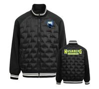 Ovlize Parka Uomo Invernale Hu.sa.be.rg, Trapuntato Caldo Spesse Quilt Puffer Jacket, di transizione resistente al freddo per la stagione autunno-inverno(Black,3XL)