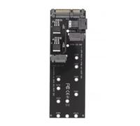 OVNSHVN Adattatore NGFF M-Key a Slimline SAS NVME PCIe 22 Pin SSD Convertitore adatto per computer portatile, desktop, scheda madre