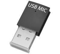OVNSHVN AI Microfono USB con cancellazione del rumore, mini microfono portatile per PC e laptop, design plug & play per registrazioni al computer