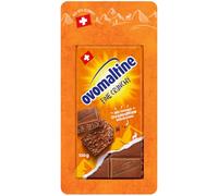Ovomaltine Crunchy - Lavagna di cioccolato al latte intero originale svizzero con pezzi di ovomaltine croccanti di cacao, sostenibile e certificato UTZ (1 x 100 g)