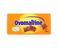 Ovomaltine, Tavoletta di Cioccolato al Latte Svizzero, Malto d'Orzo, Fonte di Vitamine, Calcio, Magnesio e Ferro per una Ricarica Enegetica, 1 Confezione da 100 g
