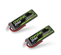 OVONIC 2s Batterie Lipo 5200mAh 100C 7.4V Custodia Morbida con Connettore per RC Elicottero RC Auto Camion Barca Hobby (2 pezzi)
