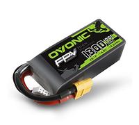 OVONIC 4S Lipo Batteria 1300mAh 100C 14.8V FPV Lipo con connettore XT60 per RC Heli RC Aereo Drone FPV Quadcopter Fai da Te Hobby