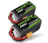 OVONIC Batteria Lipo 6s 1300mAh FPV Batteria 100C 22,2V con connettore XT60 per FPV Racing RC Quadcopter Elicottero Aereo Multi-Motore Hobby fai da te (2 confezioni)