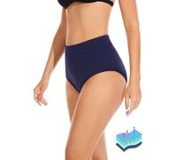 OVRUNS Costumi da Bagno per Il Periodo mestruale a Prova di infiltrazione Bikini Bottoms