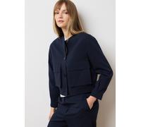 OVS, Blazer In Misto Blu Regular Fit Con Tasche, Donna, Blu, Taglia: 48