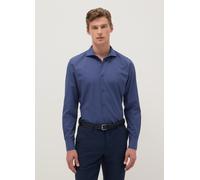OVS, Camicia Blu In Puro Cotone Con Colletto Alla Francese Easy Iron Slim Fit, Uomo, Blu, Taglia: 44