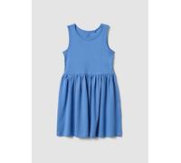 OVS KIDS, Abito Azzurro Smanicato In Puro Cotone Da Bambina Regular Fit, Azzurro, Taglia: 7-8