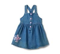 OVS Kids Abito Denim Blu in Misto Cotone e Viscosa con Stampa Lilo & Stitch per Bimba