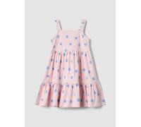 OVS KIDS, Abito Rosa In Puro Cotone Da Bambina Regular Fit Con Pois, Rosa, Taglia: 6-7