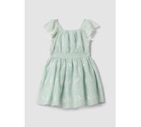 OVS KIDS, Abito Verde Traforato In Misto Viscosa E Cotone Per Bambina Regular Fit, Verde, Taglia: 9-10