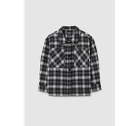 OVS KIDS, Camicia Grigia A Quadri In Cotone Per Bambina, Nero, Taglia: 5-6