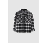 OVS KIDS, Camicia Grigia A Quadri In Cotone Per Bambina, Nero, Taglia: 7-8