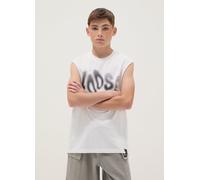 OVS KIDS, Canotta Bianca In Puro Cotone Per Ragazzo Over Fit, Bambino, Azzurro, Taglia: 12-13