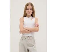 OVS KIDS, Canotta Fitted In Cotone Elasticizzato Bianca Da Ragazza, Bambina, Bianco, Taglia: 11-12