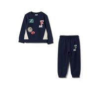 OVS KIDS Completo jogging blu in puro cotone