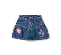 OVS Kids Gonna Denim Blu in Puro Cotone con Ricami Floreali