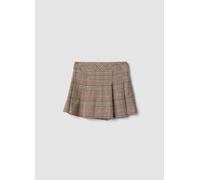 OVS KIDS, Gonna Pantalone Marrone In Viscosa Elasticizzata A Quadri Per Bambina, Marrone, Taglia: 6-7