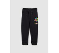 OVS KIDS, Joggers In Cotone Con Stampa Super Mario™, Bambino, Nero, Taglia: 4-5
