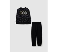 OVS KIDS, Jogging Set In Felpa Con Stampa Batman, Bambino, Nero, Taglia: 8-9