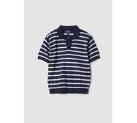OVS KIDS, Polo Blu Con Righe Bianche In Puro Cotone Da Bambino Regular Fit, Multicolor, Taglia: 5-6