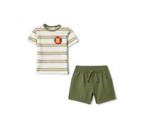 OVS KIDS Set in puro cotone multicolor da bimbo con patch leone