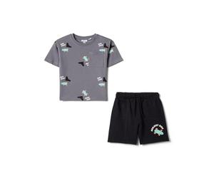 OVS KIDS Set in puro cotone multicolor da bimbo con stampe skateboard