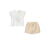 OVS KIDS Set in puro cotone multicolor da neonato con stampa e bottoni
