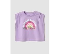 OVS KIDS, Tank Top Viola In Puro Cotone Con Stampa Arcobaleno, Bambina, Viola, Taglia: 9-10