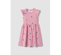 OVS KIDS, Vestito In Puro Cotone A Righe Rosse Con Volant E Stampe Per Bambina, Multicolor, Taglia: 8-9