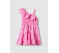 OVS KIDS, Vestito Senza Maniche In Puro Cotone Rosa Da Bambina Con Volant, Rosa, Taglia: 6-7