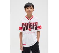 OVS, T-shirt Bianca E Rossa Kansas City Chiefs In Cotone, Bambino, Bianco, Taglia: 12-13