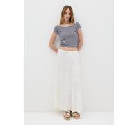OVS, T-shirt Da Donna In Cotone Elasticizzato A Righe Bianche E Blu, Multicolor, Taglia: XS