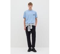 OVS, T-shirt In Cotone Con Tasca, Uomo, Azzurro, Taglia: L