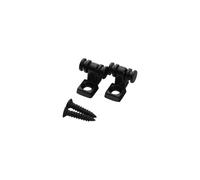 OVSAL 2 guide a rullo per corde per chitarra, per tele, telecaster, start, Stratocaster, chitarra elettrica, basso, elettrolitico, nero
