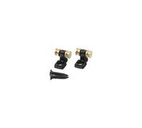 OVSAL 2 guide a rullo per corde per chitarra, per tele, telecaster, start, Stratocaster, chitarra elettrica, basso, elettrolitico, nero