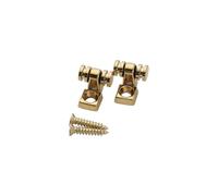OVSAL 2 pezzi Rullo di fermo per corde per chitarra elettrica Roller String Alberi Roller String Guide per Tele Telecaster Strat Stratocaster Chitarra Elettrica Oro