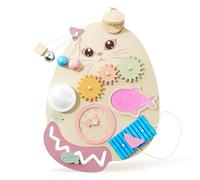 Ovshnrr Tavola Montessori, Montessori Busy Board, Tavola Attivita per Bambini, Apprendere delle Abilità Motorie di Base e delle Abilità di Vita Giochi Educativi Regalo per Bambini